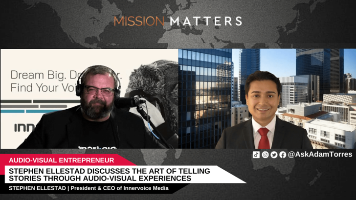Stephen Ellestad was interviewed by Adam Torres of Mission Matters Entertainment Podcast.  