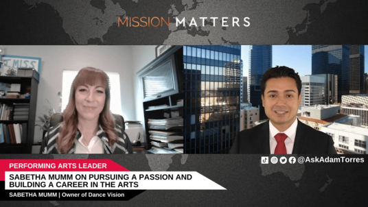 Sabetha Mumm, Owner of Dance Vision, was interviewed by Adam Torres on Mission Matters Fitness Podcast.
