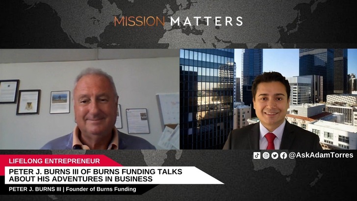 Peter Burns was interviewed by Adam Torres of Mission Matters Money Podcast