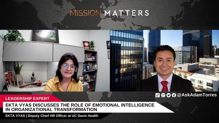 Ekta Vyas was interviewed by Adam Torres of Mission Matters Innovation Podcast.