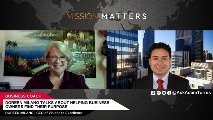 Doreen Milano was interviewed by Adam Torres on the Mission Matters Startup Podcast.