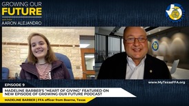 Host Aaron Alejandro and Madeline Barber