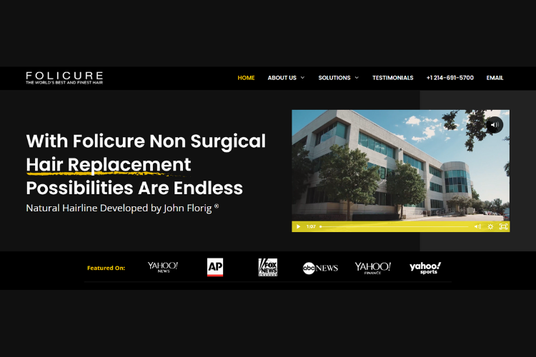 Dallas Non-Surgical Hair Replacement Company Folicure Launches New Website