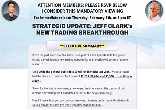 Jeff Clark and Imre Gams Currency Trader Event: New Trading Breakthrough (by TradeInvestNow.com)
