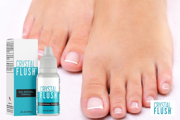 Crystal Flush Nail Renewal Formula: The Remedy for Thick, Discolored Nails Caused by Fungal Infections