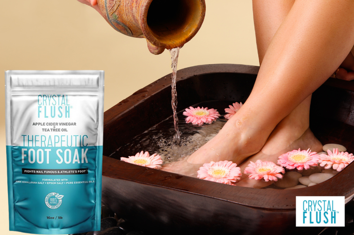 Crystal Flush Therapeutic Foot Soak: Keep Your Feet Feeling and Smelling Fresh
