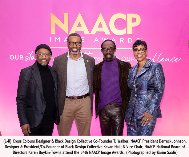 54th NAACP Image Awards with TJ Walker, Derreck Johnson, Kevan Hall, & Karen Boykin-Towns (Photo by Karim Saafir )