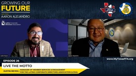 John Bradley Reyes Manager of Member Engagement and Former FFA Student Member Interviewed by Growing Our Future Host Aaron Alejandro