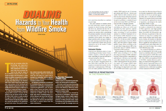 Air Filtration Experts Featured in International Filtration News on the Health Hazards of Wildfire Smoke.