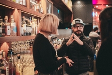 The 30% Rule in action: Preston Lee is mentoring a manager and a server at the high-end restaurant AKIBA.