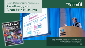 Camfil Showcases Leadership in Air Filtration at IAMFA Conference, Featured in Papyrus Publication